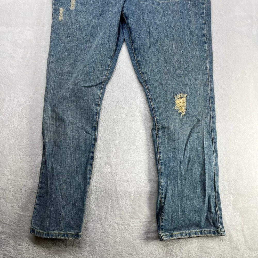 Levi's 518 Super Low Bootcut Jeans Women 16 Blue Denim Pockets Classic - 34X30.5 - Picture 12 of 15